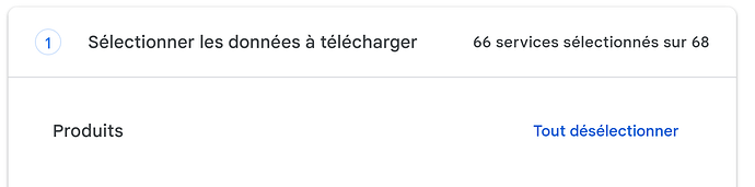 Tout désélectionner