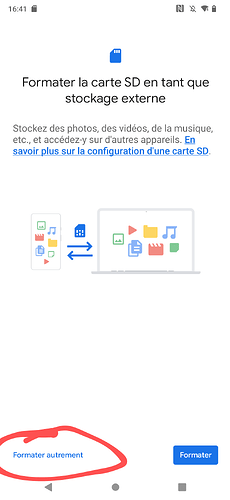 Selectionner le formatage interne